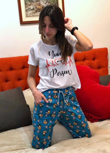 Pijama Invierno / Remera + Pantalon Largo / Varios Modelos