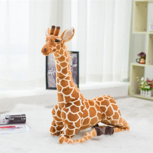 Gift Safari De Pelúcia Com Girafa Grande De 60 Cm Para