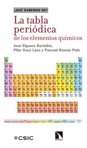 La tabla periódica de los elementos quÃÂmicos, de Elguero Bertolini, José. Editorial Consejo Superior de Investigaciones Cientificas, tapa blanda en español