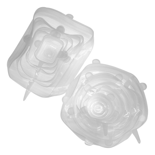 Tapas Elásticas Redondas Y Cuadradas De Silicona Esencial