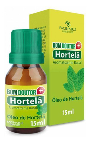 Kit 3 Bom Doutor Óleo De Hortelã Aromatizante Bucal