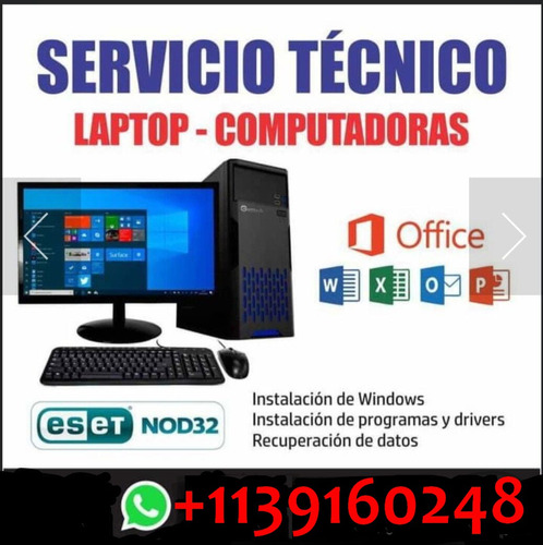 Servicio Tecnico Notebook Cpu 