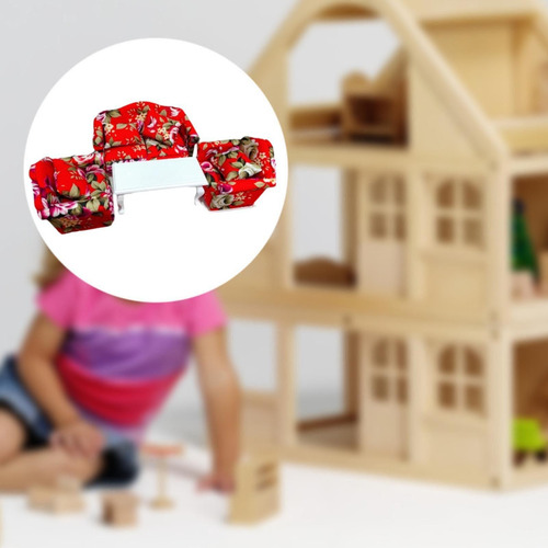 1:12 Muebles De Casa De Muñecas Sofá Accesorios Estilo A