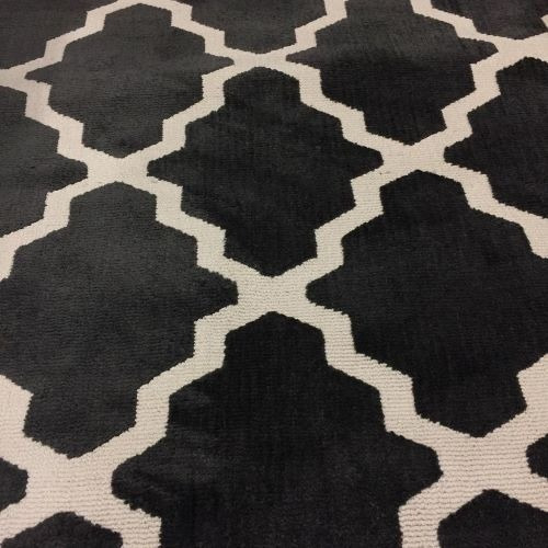Tapete Para Sala Estampado Cafe Camello Gris 1.20x1.60mt