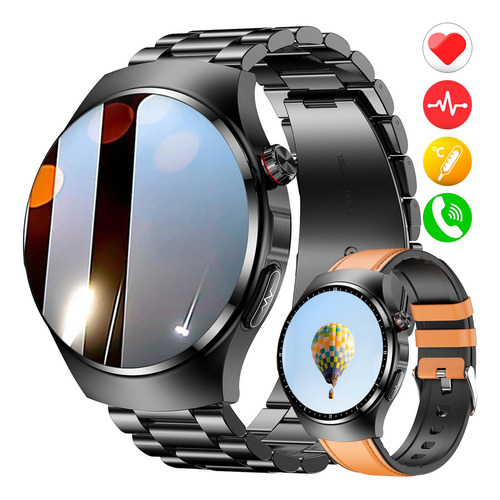 Reloj Inteligente 1.36 Ecg Para Hombre Blood Glucose Sport P