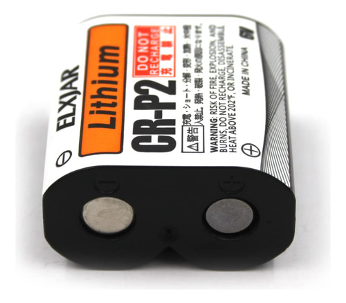 (2-pack) 6v 1500mah Lithium Photo Battery Replaces 223a, 2cr