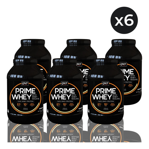 Proteína Qnt Pack 6un Prime Whey 2 Lbs