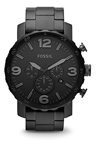 Reloj Pulsera Fossil Nate Acero Inoxidable P/hombre Jr1401