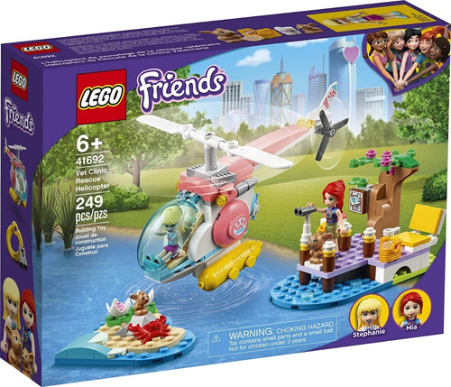 Lego Friends Para Niñas Helicóptero De Rescate 41692