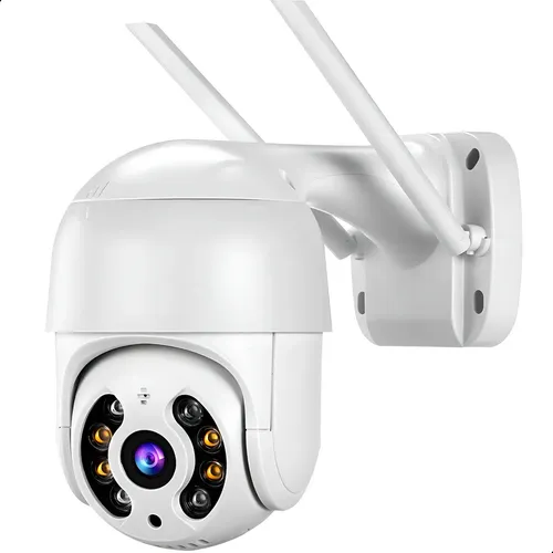 Câmera Ip Segurança Wi-fi Prova D'água Externa Ip Camera 360 Ptz Full HD App Icsee Branco — R$ 91,24 em Mercado Livre