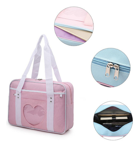 Mochila Escolar Japonesa Ita Bag, Bolso De Hombro Kawaii De