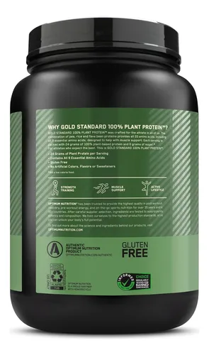 Optimum Nutrition Gold Standard 100% Proteína Vegetal Kq