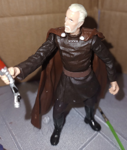 Star Wars Attack Of The Clones Count Dooku Dark Lord Hasbro (Usado)