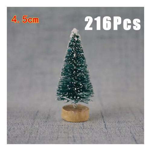 216 Miniárbol De Navidad De 4,5 Cm, Pino Pequeño