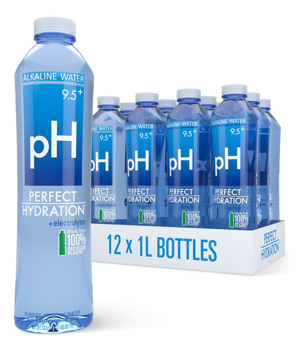 Perfect Hydration Agua Potable Alcalina Con Ph 9.5+ | Botell