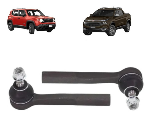 Kit 2 Extremos Derecho E Izquierdo Jeep Renegade- Fiat Toro