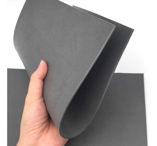 5 Borrachas Para Carimbos - Para Gravação A Laser A4 Tinta Possui: Odor Exterior Cinza