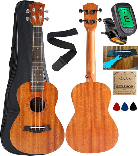 Ukelele De Concierto Vizcaya Uk23cma De Caoba De 23 Pul...