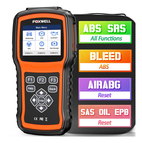 Foxwell Nt630 Plus Obd2 Escaner Con Abs Auto Bleed Abs Srs/a