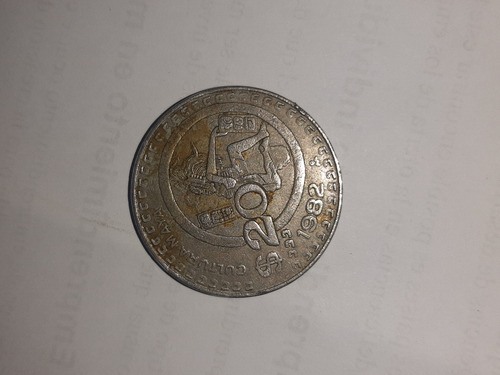 Moneda De 20 Pesos De La Cultura Maya 