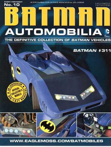 Apenas Revista Ingles Batman Automobilia Bonellihq Cx400 J21