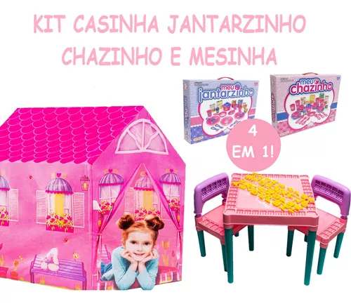 Kit Jogo para Menina Minhas Comprinha e Mesa Tritec Infantil - Big