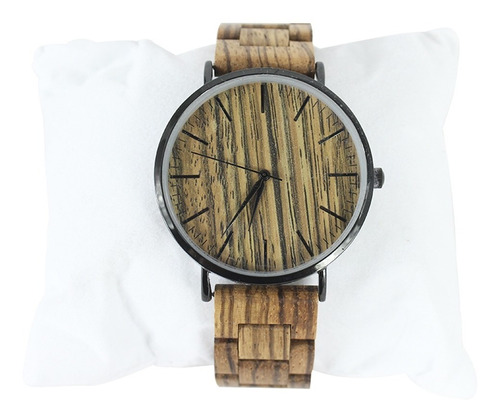 Reloj Analogico De Bambu Mod Honolulu Unisex By Bamboolife