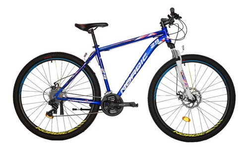 Imagen 2 de 7 de Bicicleta Nordic X1.0 By Slp R29 Shim. 21v Disco Susp Oferta