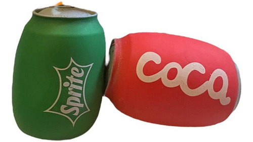 6 Squishy Squeezeables De Soda Relleno De Espuma