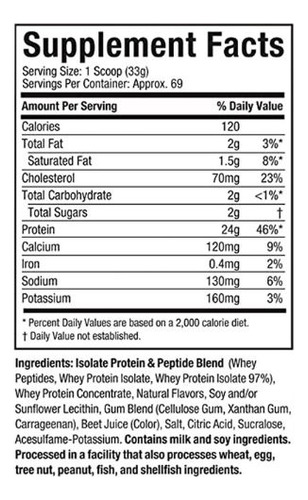 Proteína Muscletech Nitro Tech 100% Whey Gold 5 Lbs