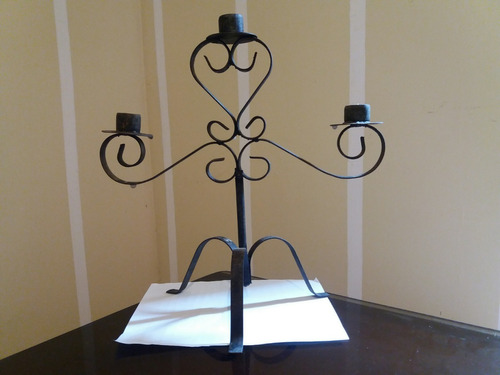 Candelabro De Hierro Forjado