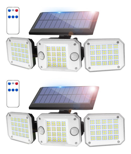 Lámpara Solar Ip65 Con Sensor De Movimiento Para Jardín