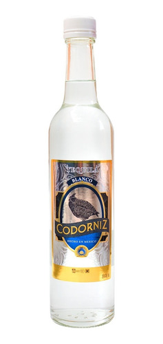 Tequila Codorniz Blanco 500 Ml