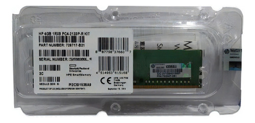 Memoria RAM 4GB 1 HP 726717-B21