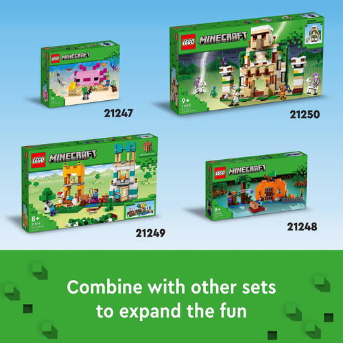 Conjunto De Brinquedos De Construção Lego Minecraft The Axol