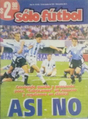 Solo Futbol 643 Argentina 0 Uruguay 0, Poster Colon