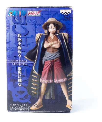 One Piece Hscf 25 Luffy Traje Capa Negra  Golden Toys