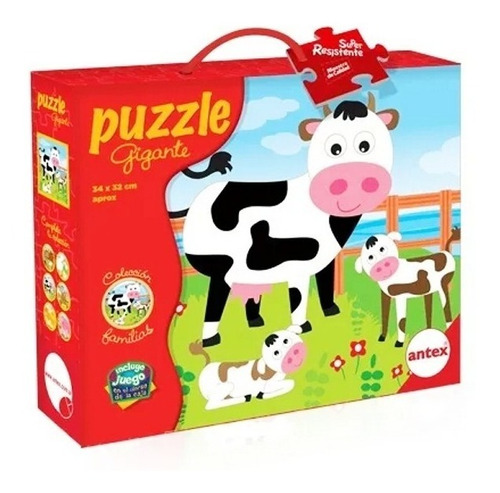 Puzzle Rompecabezas 9 Pz Colecc Familias Vacas Antex 3027