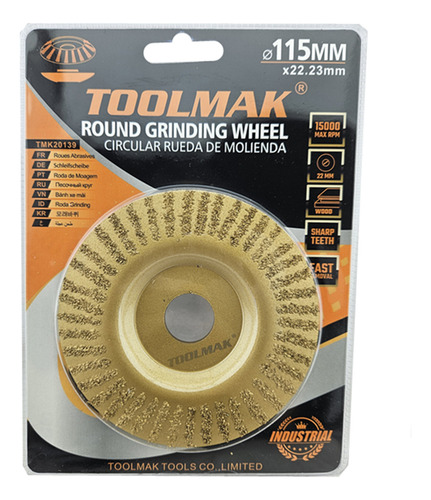 Disco Para Pulir Y Desbaste De Madera 115mm Tmk20139