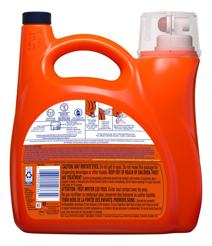 Tide Detergente 4.08lts Original Concentrado He 96lavados