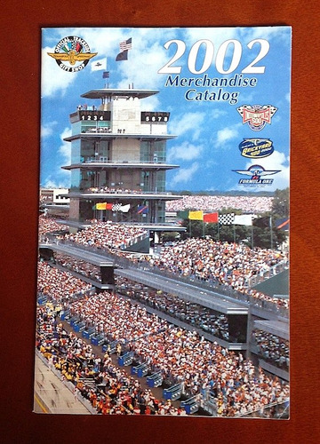 Catálogo Mercancía - Indianapolis Motor Speedway - Año 2002