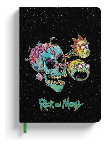 Libreta Pasta Dura: Rick And Morty Space Trip Geek Industry