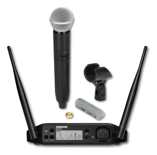 Microfone Sem Fio Shure Slxd4-g58/glxd2+sm58