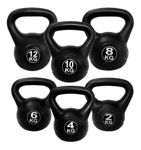 Kettlebell pesa rusa 40 kg acero + black coated - base plana - SD MED