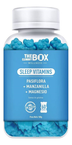 Gomitas Nutraceuticas Y Funcionales Suplementos Nutricionales Y Deportivos The Gummy Box Wellness 180 G