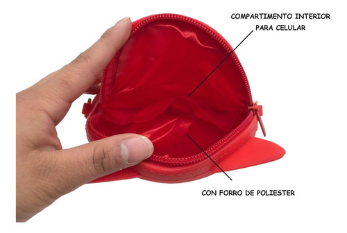 Imagen 5 de 5 de Bolso Silicona De Moda Estilo Coreano Con Correa