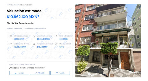 Departamento En Venta, Col. Juárez, Alcaldía Cuauhtémoc Am*