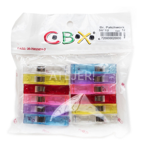 Imagen 2 de 6 de Broches Para Patchwork Grandes 56x12 Por 12 Unidades