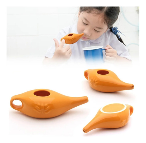 - Maceta De Cerámica Neti Pot De 250 Ml, Duradera, A Prueba