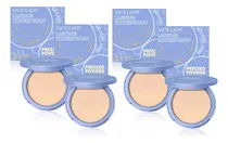 Comprar Base Maquillaje En Polvo Compacto Fijador Mate, 4 Unidades